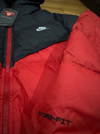 Chaqueta Nike Hombre Negra y Roja