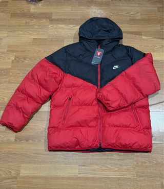 Chaqueta Nike Hombre Negra y Roja