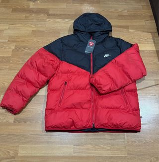 Chaqueta Nike Hombre Negra y Roja