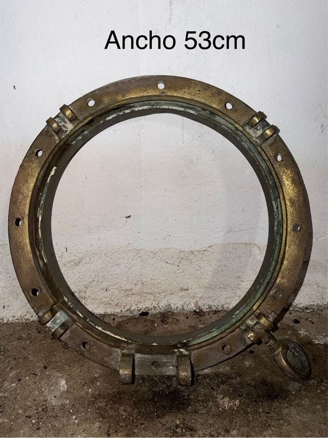 Escotilla/Portillo Bronce Barco Antiguo 53cm