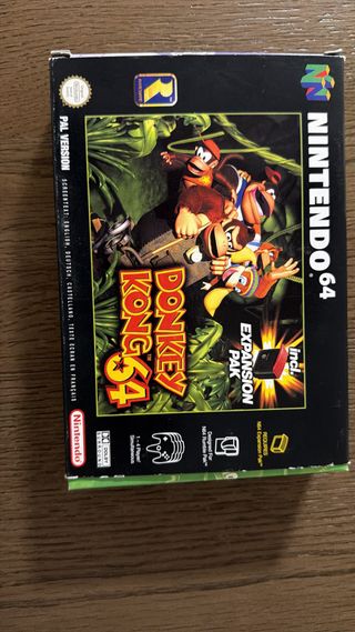 Donkey Kong 64 N64 PAL - Incluye Expansion Pak