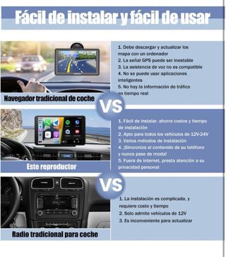 Reproductor CarPlay/Android Auto AWESAFE NUEVO
