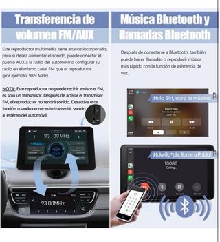 Reproductor CarPlay/Android Auto AWESAFE NUEVO
