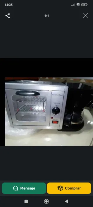 Cafetera y Tostadora 3 en 1