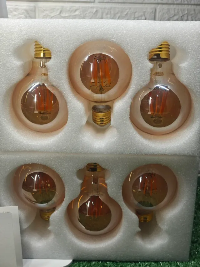 Confezione da 6 lampadine LED vintage YUNLIGHTS NUOVE