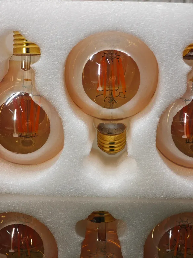 Confezione da 6 lampadine LED vintage YUNLIGHTS NUOVE