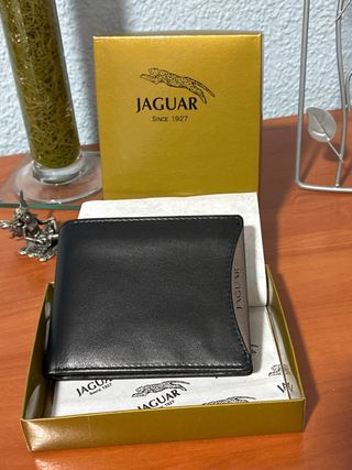 Cartera de piel Jaguar hombre. Fabricada en España
