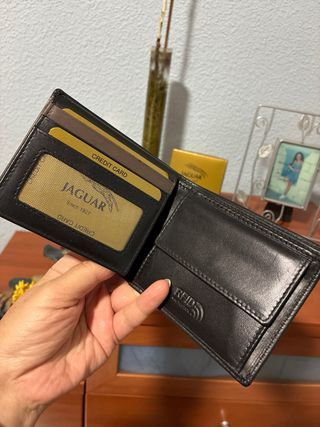Cartera de piel Jaguar hombre. Fabricada en España