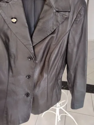 Giacca Vera Pelle Shearling Made in Italy