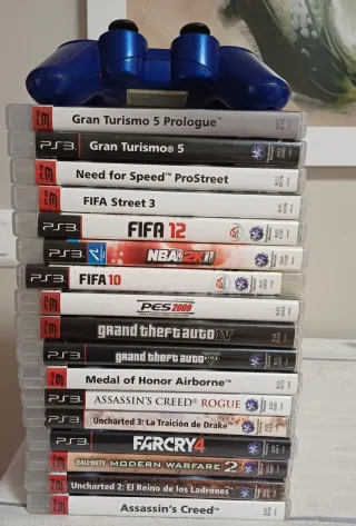 Pack Juegos PS3: Gran Turismo, FIFA, GTA, Uncharte