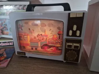 antiguo juguete Feber años 80 television musical e