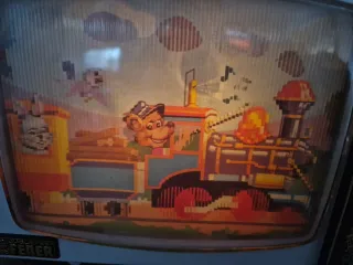 antiguo juguete Feber años 80 television musical e