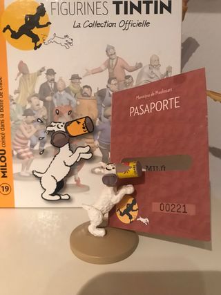 Figura Milú Tintín