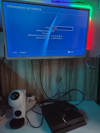 PlayStation 4 500GB Jet Black Ps4 Funzionante