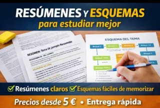 Resúmenes y esquemas para estudiar Rápido y barato
