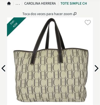 BOLSO CAROLINA HERRERA, MODA, COMPLEMENTOS. CH