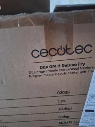 Olla Cecotec GM H Deluxe Fry + Cubeta