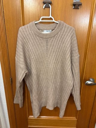 Jersey Mango Talla Única Beige