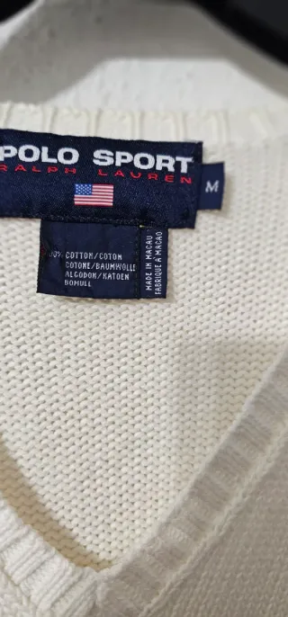 Jersey Polo Ralph Lauren Blanco Talla M