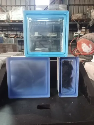 Bloque de cristal pavés