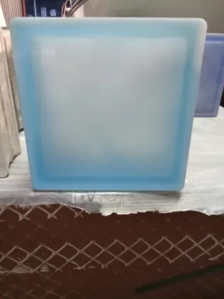 Bloque de cristal pavés