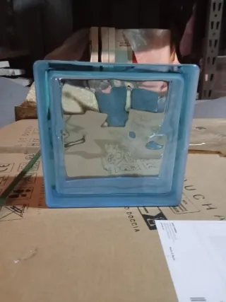 Bloque de cristal pavés