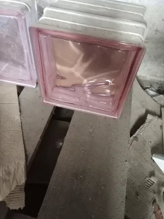 Bloque de cristal pavés