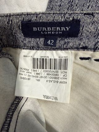 Pantalón Burberry Gris