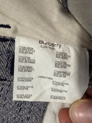 Pantalón Burberry Gris