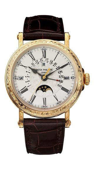 Reloj Patek Philippe Oro y Marrón