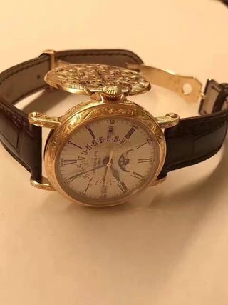 Reloj Patek Philippe Oro y Marrón