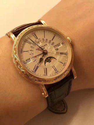 Reloj Patek Philippe Oro y Marrón