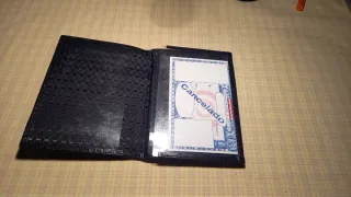 Cartera de piel de hombre nueva!