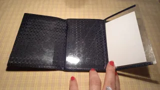 Cartera de piel de hombre nueva!