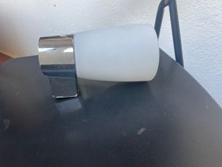 Aplique de pared cristal y metal