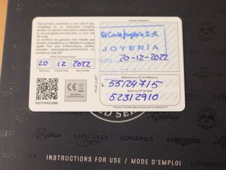 Reloj Longines Dolce Vita Correa Roja