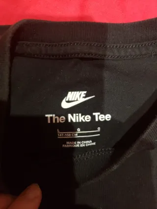 Camiseta Nike Niño Negra