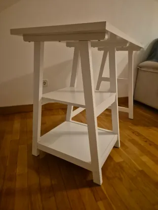 Escritorio y Silla Blanco 110x48