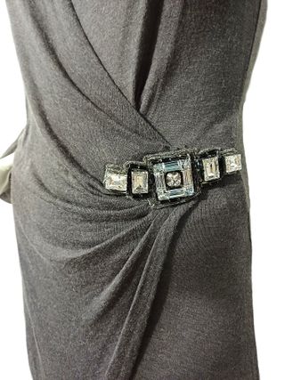 Combinato gilet Please + jersey Loveme, vintage, L