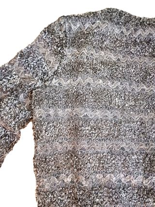 Combinato gilet Please + jersey Loveme, vintage, L