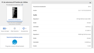Torre HP Pavilion p6-2400es i5