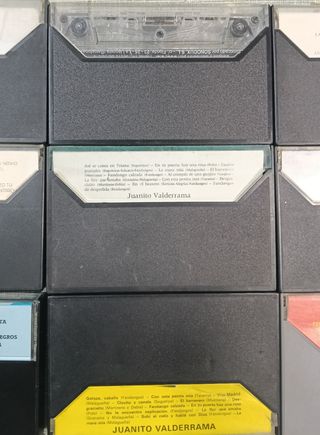 Lote 12 Casetes Machín, Valderrama, Fary, Iglesias