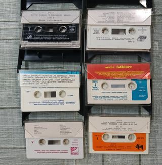 Lote 12 Casetes Machín, Valderrama, Fary, Iglesias