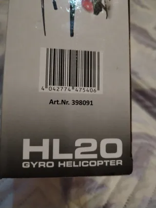 Helicóptero HL20 con mando 2.4GHZ