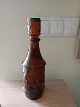 Licoreira Vintage Castanha com 6 Copos