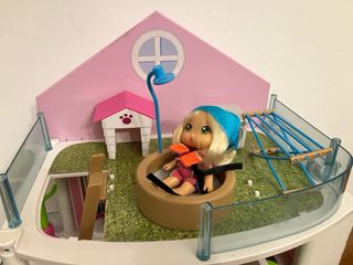 Casa Barriguitas con muñecas y accesorios