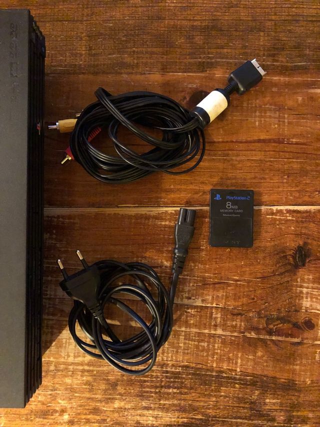 Consola Sony PS2 FAT Negra