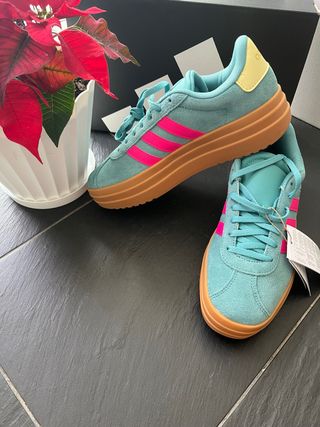 Adidas Bambas Turquesa Talla 38