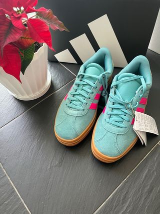 Adidas Bambas Turquesa Talla 38