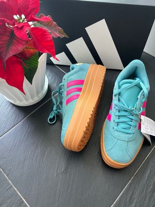 Adidas Bambas Turquesa Talla 38